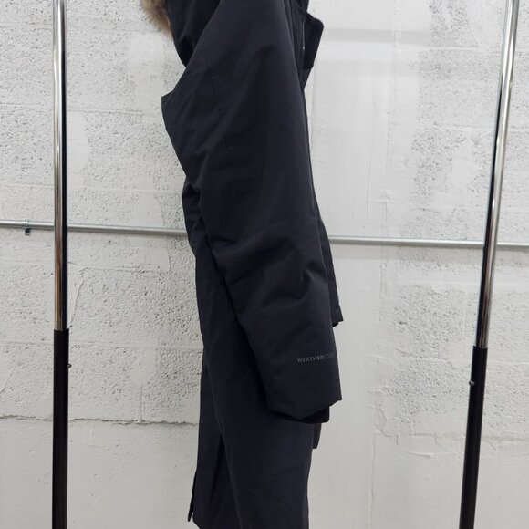 Eddie Bauer Women’s Faux Fur Collar Long Down Parka Coat – Black, XXL, Regular - Picture 9 of 13